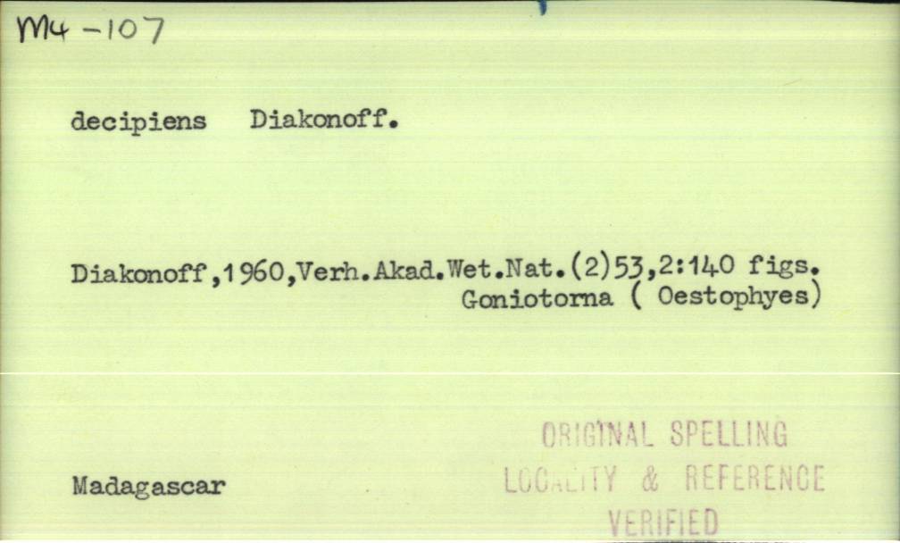 front of card